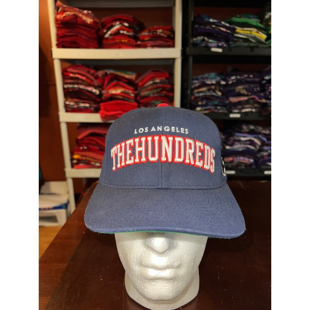 The Hundreds Hat LA Los Angeles Blue Huge Snapback Cap Headwear